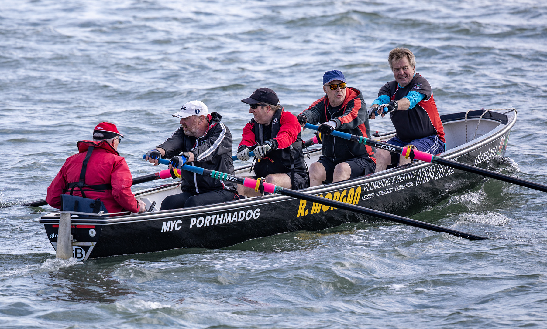 Porthmadog crew in their Celtic Longboat